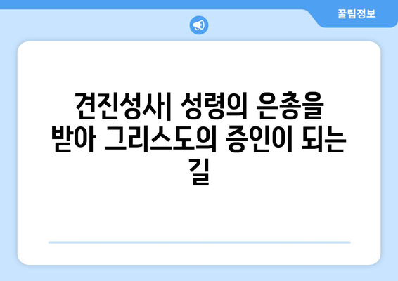 견진성사와 직분| 성령의 역사를 통한 성숙으로 나아가는 길 | 성품 성사, 성령, 견진, 직분, 가톨릭