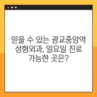 광교중앙역 성형외과 추천| 일요일 진료 가능한 전문의 3곳 | 흉터, 눈, 지방이식, 얼굴, 코 비교