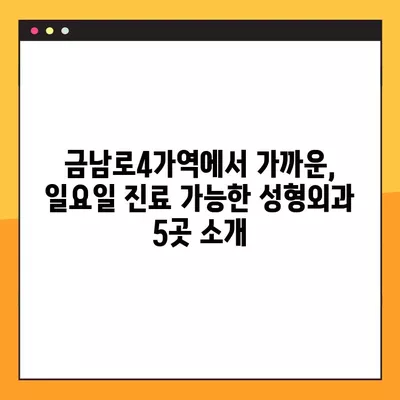 금남로4가역 성형외과 추천| 일요일 진료 가능한 전문의 5곳 | 얼굴, 지방이식, 흉터, 코, 눈 가이드