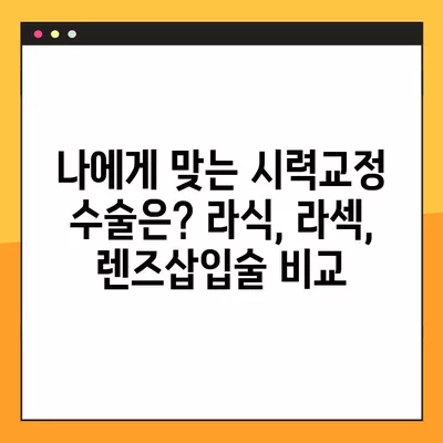 강동역 스마일 라식/라섹 잘하는 안과 6곳 추천| 렌즈삽입술, 녹내장, 백내장 정보까지! | 시력교정 수술 가격 비교