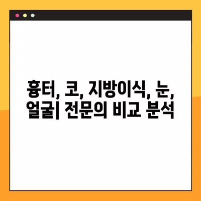 삼양역 성형외과 추천 베스트 3| 흉터, 코, 지방이식, 눈, 얼굴 전문의 비교 | 일요일 진료 가능한 곳