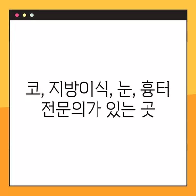 대연역 성형외과 추천| 일요일 진료 가능한 실력파 4곳 비교 | 코, 지방이식, 눈, 흉터 전문