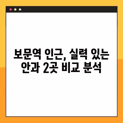 보문역 스마일 라식/라섹 잘하는 안과 2곳 추천| 녹내장, 시력교정 수술, 백내장, 렌즈삽입술 가격 정보 포함 | 보문역 안과, 라식/라섹 비용, 시력교정 수술