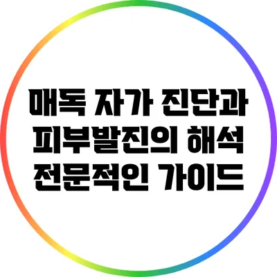 매독 자가 진단과 피부발진의 해석: 전문적인 가이드